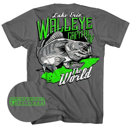 Lake Erie Walleye Capital of The World T-Shirt