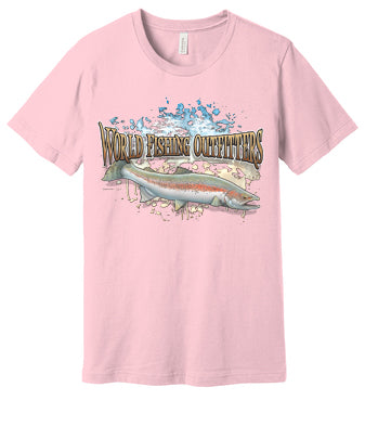 Steelhead Splash T-Shirt Pink